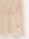 SWAYING 25 Spring/Summer Diamond Check Cardigan SW-SW25SS1T23C2 Apricot SW25SS1T23C1